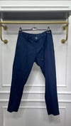 Reguler Keten Pantolon Lacivert - Wng002