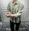Tensel Kumaş Gömlek - Haki