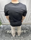 Yırtmaçlı Basic Oversize T-Shirt - Siyah