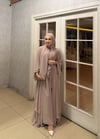 Abaya Takım Gül Kurusu