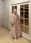 Abaya Takım Gül Kurusu