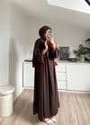 Abaya Takım Kahverengi