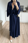 Abaya Takım Lacivert