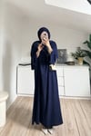 Abaya Takım Lacivert