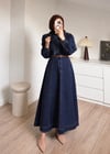 Denim Etekli Takım Koyu