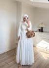 Ela Şifon Elbise Ekru