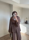 Lia Takım Kahverengi 