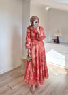 Mina Elbise çiçekli 