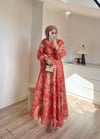 Mina Elbise çiçekli 