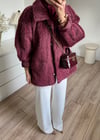Premium Sakallı Ceket Bordo