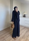 Şifon Kat Takım Siyah 