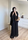 Şifon Katlı Takım Lacivert 