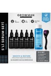 Serum 50 ML x5 + 1 Tuzsuz Şampuan Dermaroller Tarak Hediyeli Set – 150 Günlük Yoğun Bakım