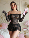 Beleng 6085 Fantazi Dantel Gecelik