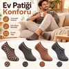 Erkek Ev Patiği 8'li Set | Geometrik Desenli Örgü Görünümlü Kısa Patik Çorap Karışık Renkli Paketler