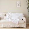 Denise %100 Organik Pamuk Triko Örtü, Dört Mevsim Koltuk Şalı ve Yatak Örtüsü, GOTS Sertifikalı