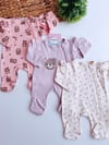 Boydan Fermuarlı 3lü Tulum Set