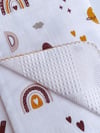 Çift Taraflı Müslin+Pike Battaniye