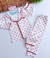 Minik Kalp Pamuklu Pijama Takımı
