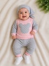 Minnie fularlı 3lü takım