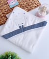 Nakışlı çift kat banyo havlusu - Papyon