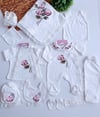 Ortanca Nakışlı Premium Tam Set Hastane Çıkışı