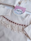 Premium dantelli organik tam set hastane çıkışı 
