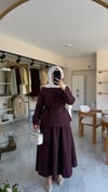 Louve Vual Takım (bordo)