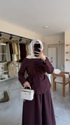 Louve Vual Takım (bordo)