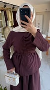 Louve Vual Takım (bordo)