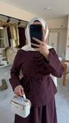 Louve Vual Takım (bordo)