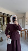 Louve Vual Takım (bordo)