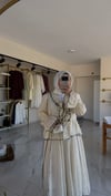 Luna Vual Bağlamalı Takım (ekru)