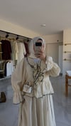 Luna Vual Bağlamalı Takım (ekru)