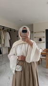 Reglan Salaş Tunik (Ekru)