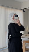 Şal Detaylı  Merserize Hırka 