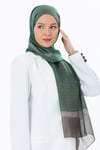 Abiye Simli Şal -Yeşil