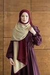 Müslin Degrade Modal Şal -Bordo-Sarı