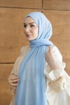 Müslin Modal Şal- Bebe Mavisi