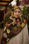 Çiçek Bahçesi Pamuk İpek Şal 70x200