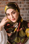 Çiçek Bahçesi Pamuk İpek Şal 70x200