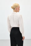 Aksesuar Detaylı Bodysuit Bluz - Bej