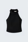 Halter Yaka Body - Siyah