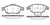 4U Autoparts 22758PU Fren Balatası 4254 25 uygun fiyat hızlı kargo