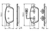 BOSCH 0 986 494 553 Fren Balatası 7E0698151B uygun fiyat hızlı kargo