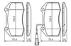 BOSCH 0 986 494 228 Fren Balatası 410603303R uygun fiyat hızlı kargo