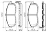 BOSCH 0 986 494 572 Fren Balatası 4106040U90 uygun fiyat hızlı kargo