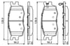 BOSCH 0 986 494 139 Fren Balatası 581011GA00 uygun fiyat hızlı kargo