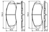 BOSCH 0 986 494 308 Fren Balatası 45022 S9A A01 uygun fiyat hızlı kargo