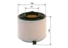 BOSCH F 026 400 677 Hava Filtresi 8W0133843 uygun fiyat hızlı kargo